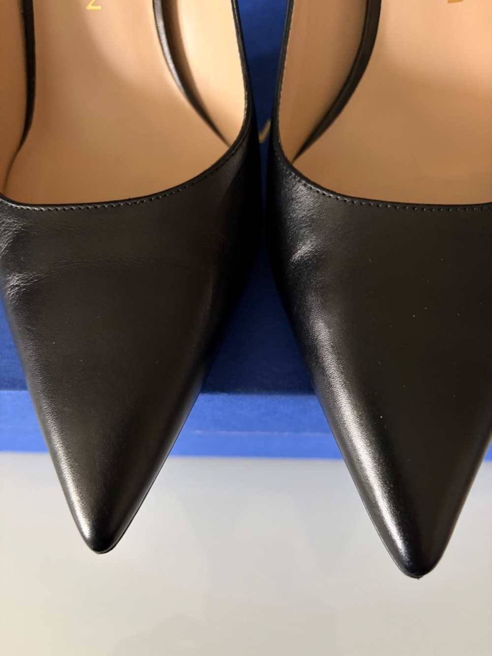 Stuart Weitzman “Power 85”Black Leather Pumps, Sz 7.5B - EUC - Picture 10 of 15